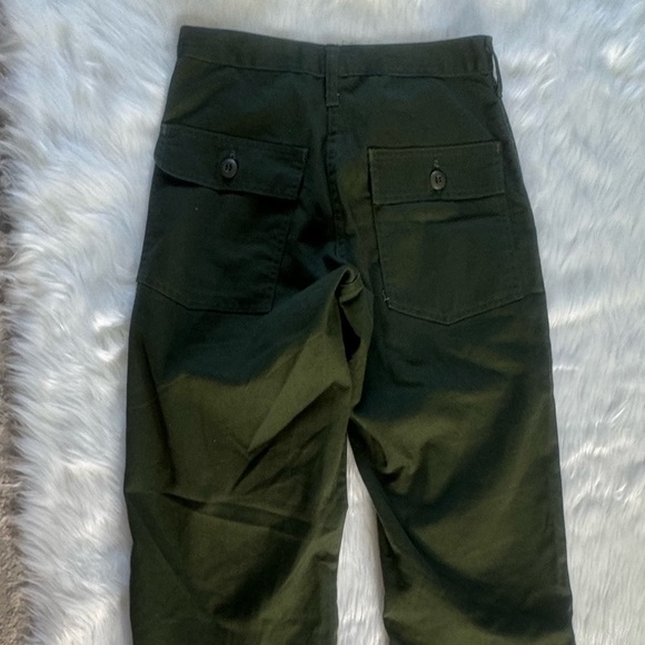 REFORMATION Green cargo pants 27 - Picture 4 of 4